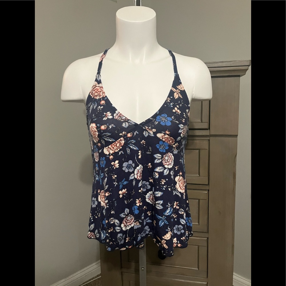 Flowery Summer Top Baby Doll Style